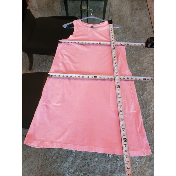 Old Navy Sheath Dress Women's Size Large Pink Solid Sleeveless Stretch Crew Neck - Picture 7 of 11